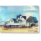 Old Beachfront - Greeting Cards and Prints