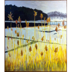 Cattails in a Winter Marsh