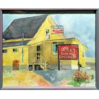 Charlie's Fried Clams - watercolor - Greeting Cards and Prints