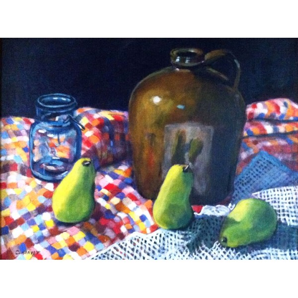 Jug, Jar and Pears