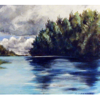 Down River - Greeting Cards and Prints