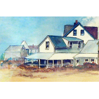 Old Beachfront - Greeting Cards and Prints