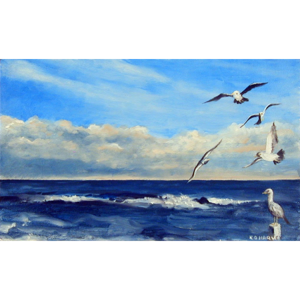 Sea Gulls - Greeting Cards and Prints