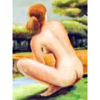 Crouching Nude